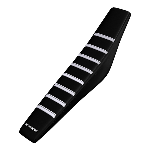 Husqvarna TC85 14-17 WHITE/BLACK/BLACK Gripper Pleated Seat Cover