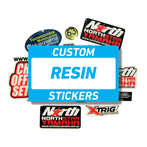 Custom Resin Stickers