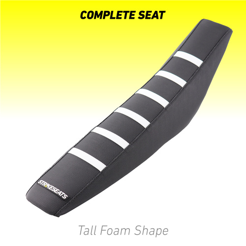 Husqvarna TC/TX/FC/FS 19-22 TE/FE 20-23 WHITE/BLACK/BLACK TALL Complete Seat