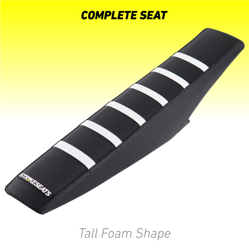 Husqvarna TC/TX 17-18 /FC 16-18 TE/FE 17-19 WHITE/BLACK/BLACK TALL Complete Seat