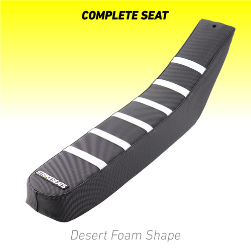 Husqvarna TC125/250/FC250/350/450 23-25/ TE150/300/FE250/501 24-25 WHITE/BLACK/BLACK DESERT Complete Seat