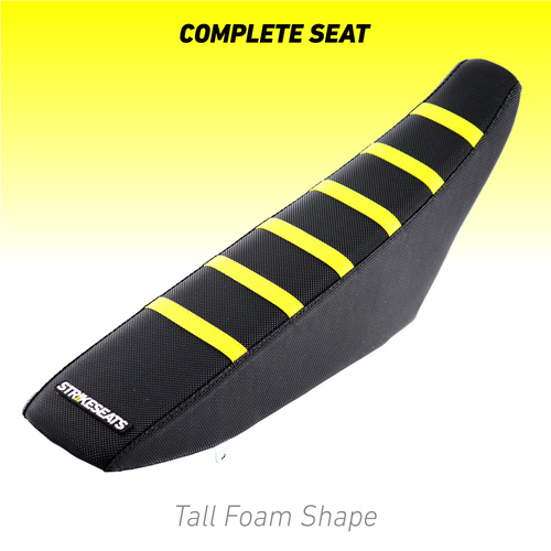 Suzuki RMZ450 08-17/RMX450Z 10-20 YELLOW/BLACK/BLACK TALL Complete Seat