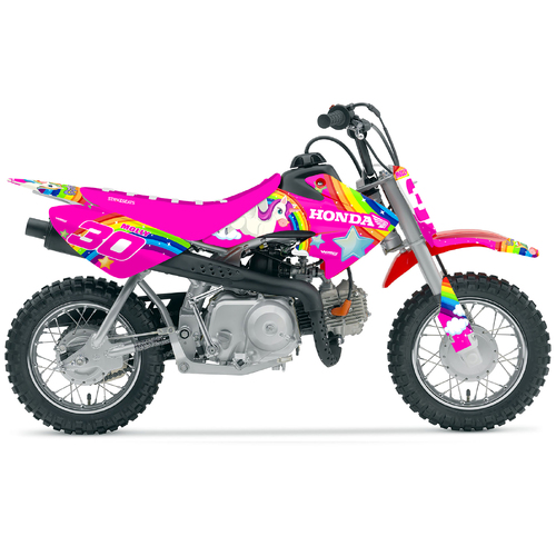 Honda CRF50 04-24 Rainbow Unicorn Graphics