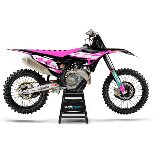 KTM Air Black Pink Graphics Kit