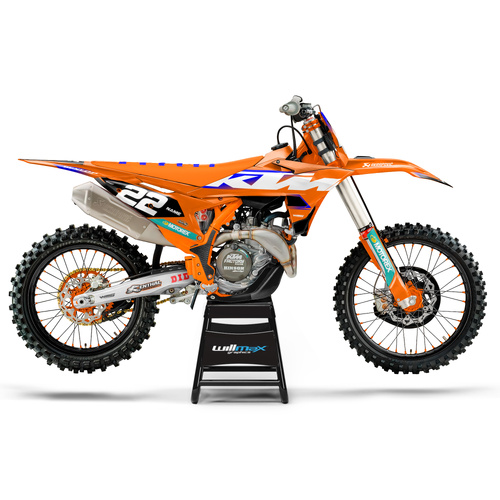 KTM Ascend Blue Graphics Kit