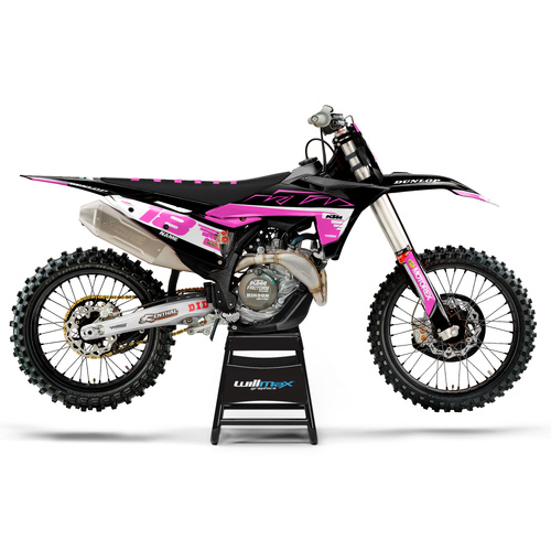 KTM Blast Black Pink Graphics Kit
