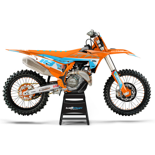 KTM Blast Light Blue Graphics Kit