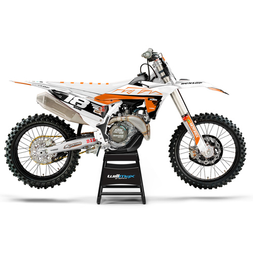 KTM Blast White Graphics Kit