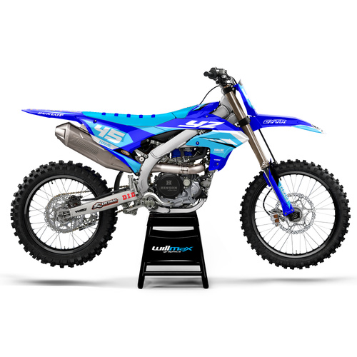 Yamaha Believe Light Blue Graphics Kit