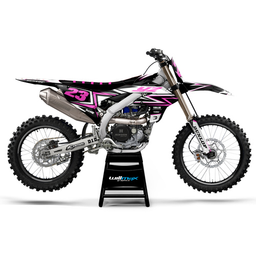 Yamaha Break Black Pink Graphics Kit