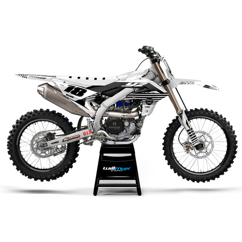 Yamaha Breeze White Graphics Kit