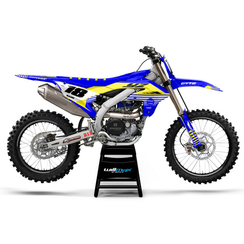 Yamaha Breeze Yellow Graphics Kit