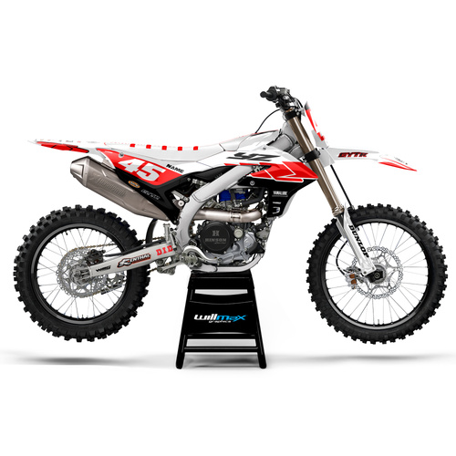 Yamaha Conception White Red Graphics Kit