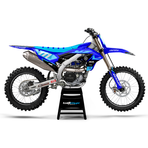 Yamaha Crush Light Blue Graphics Kit