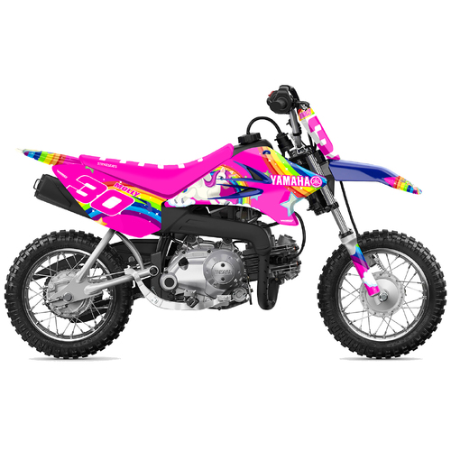 Yamaha TTR50 06-24 Rainbow Unicorn Graphics