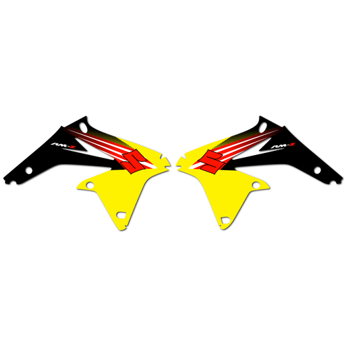 Suzuki RMZ450 2012 OEM Replica Shroud Graphics